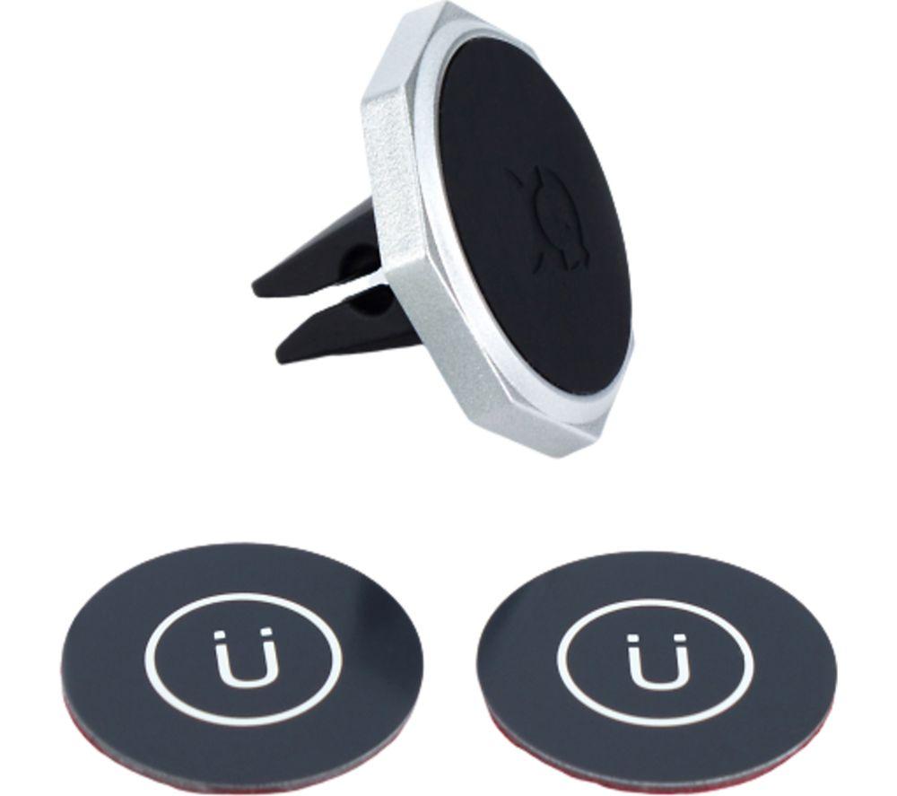 XQISIT Universal Magnetic Car Phone Holder - Silver