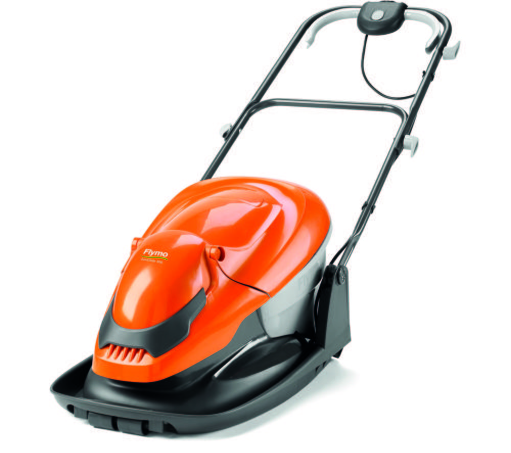 FLYMO Easi Glide 300 Corded Hover Lawn Mower - Orange & Grey