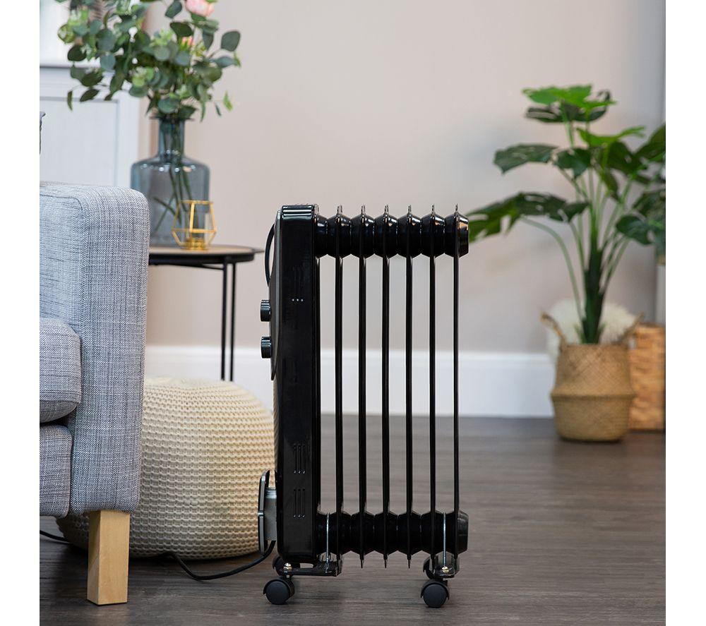 RUSSELL HOBBS RHOFR5001B Portable Oil-Filled Radiator - Black image number 2 of 7