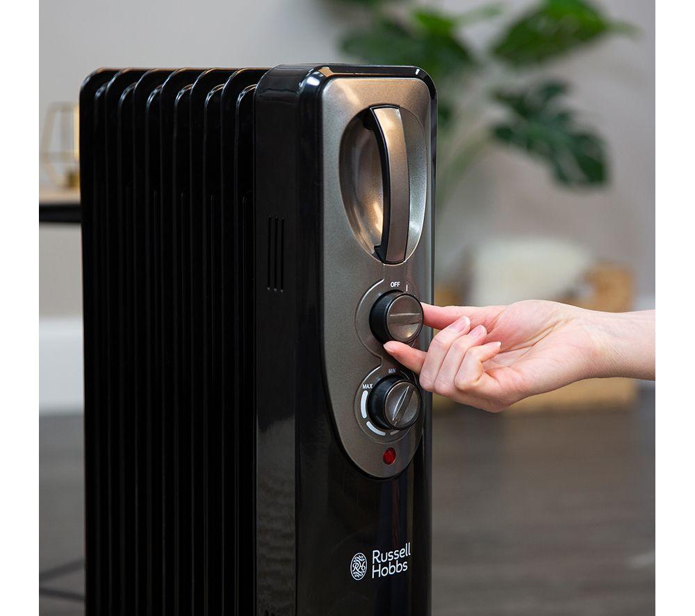 RUSSELL HOBBS RHOFR5001B Portable Oil-Filled Radiator - Black image number 3 of 7
