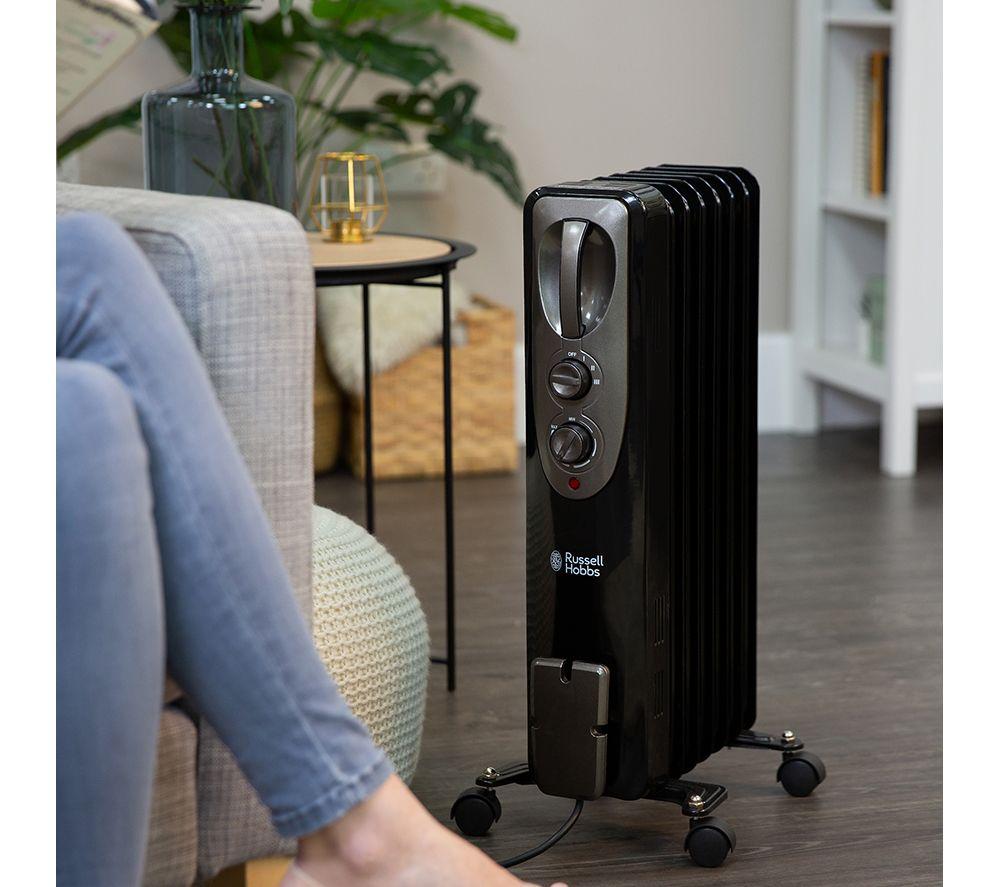 RUSSELL HOBBS RHOFR5001B Portable Oil-Filled Radiator - Black image number 4 of 7