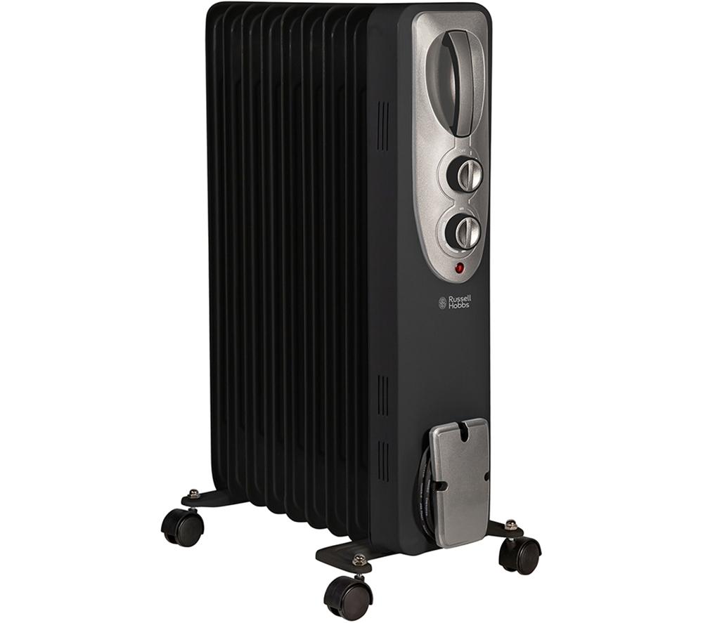 Buy RUSSELL HOBBS RHOFR5002B Portable Oil-Filled Radiator - Black | Currys