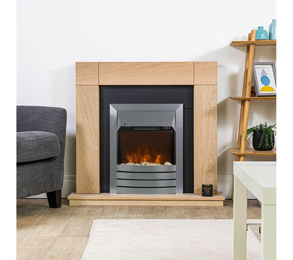 Buy ZANUSSI ZEFIST1001S Wall Mounted Electric Fireplace - Stainless Steel |  Currys