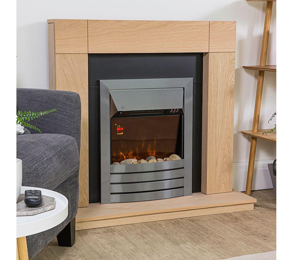 Buy ZANUSSI ZEFIST1001S Wall Mounted Electric Fireplace - Stainless Steel |  Currys