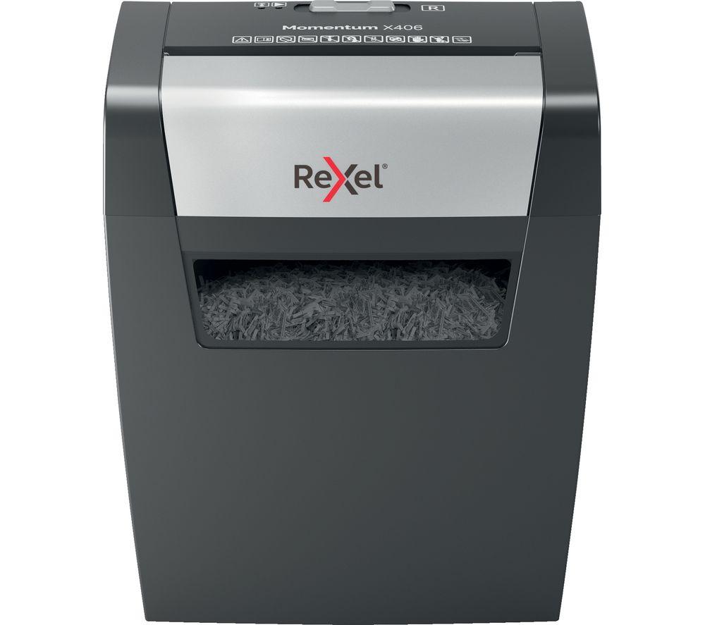 REXEL Momentum X406 Cross Cut Paper Shredder image number 3 of 11