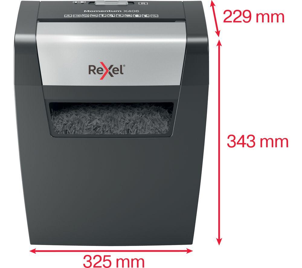 REXEL Momentum X406 Cross Cut Paper Shredder image number 4 of 11