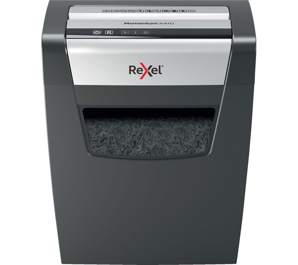 REXEL Momentum X410 Cross Cut Paper Shredder image number 3 of 11