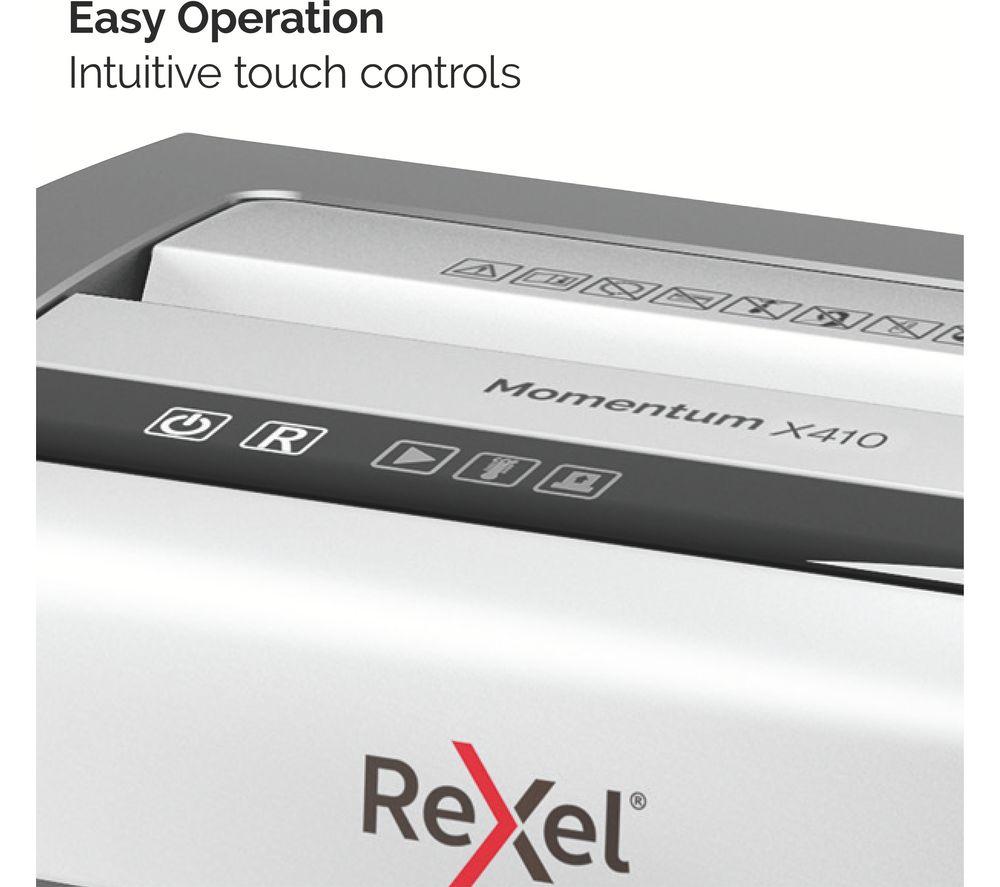 REXEL Momentum X410 Cross Cut Paper Shredder image number 10 of 11