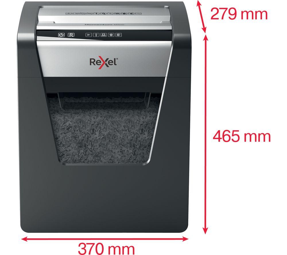 REXEL Momentum M510 Micro Cut Paper Shredder image number 3 of 10