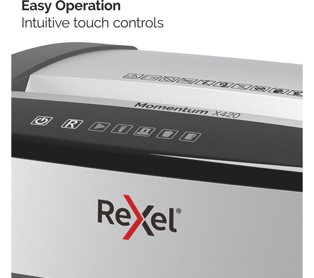 REXEL Momentum X420 Cross Cut Paper Shredder image number 9 of 10