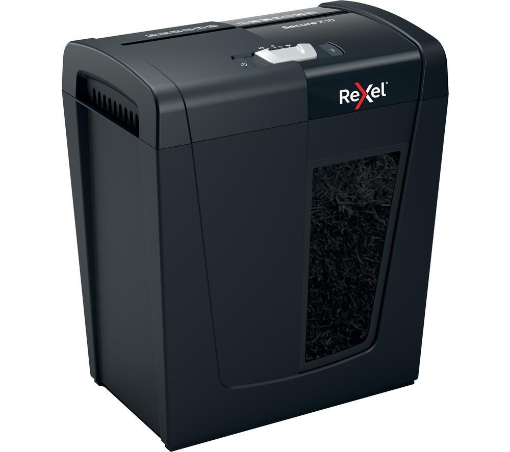 REXEL Secure X10 Cross Cut Shredder image number 2 of 7