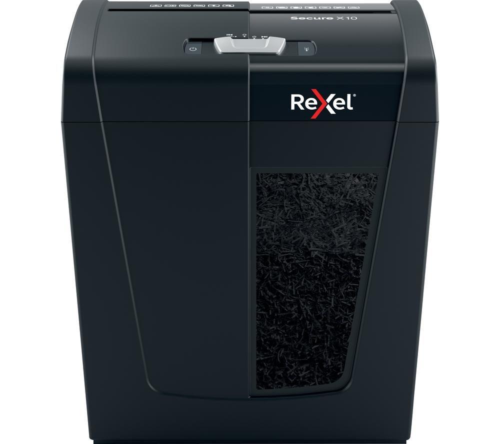 REXEL Secure X10 Cross Cut Shredder image number 7 of 7