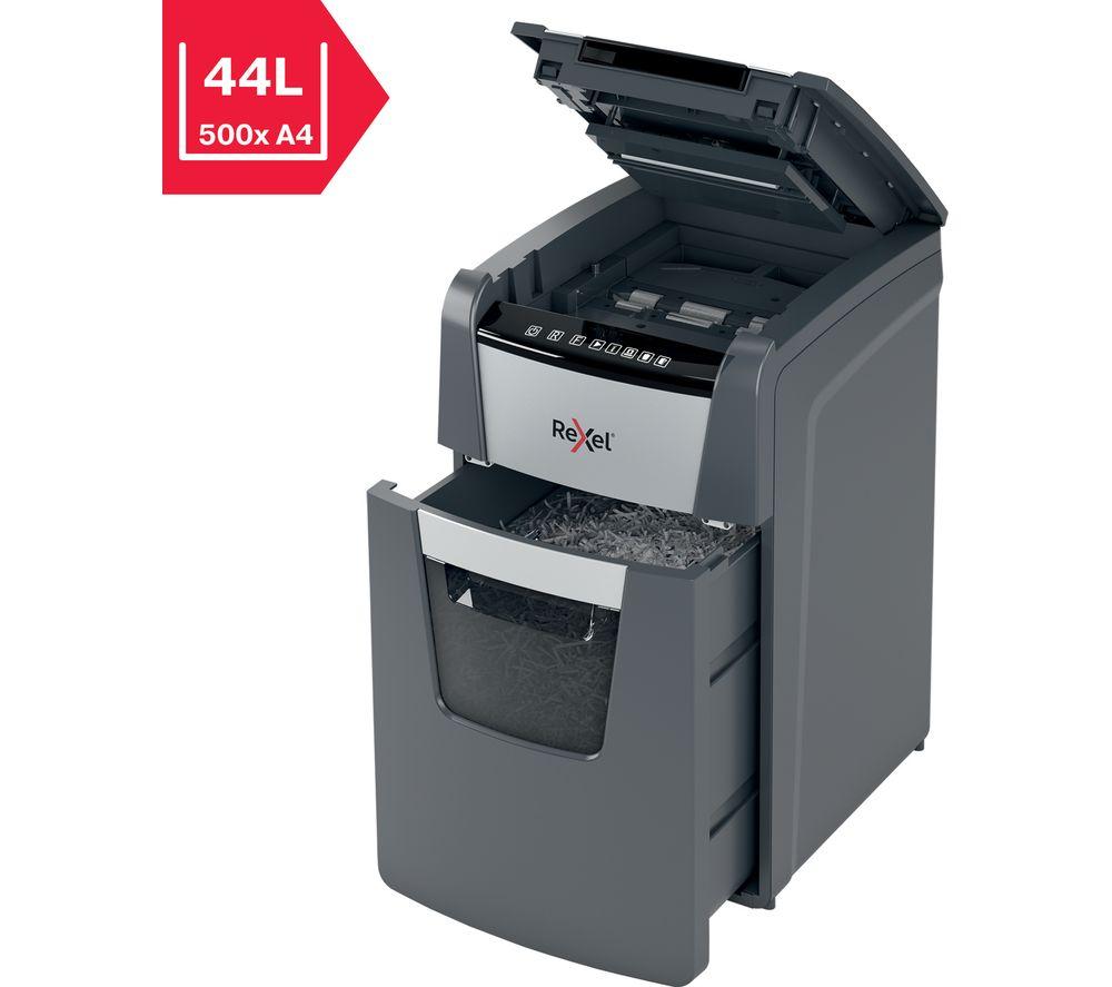 REXEL Optimum AutoFeed+ 150M Micro Cut Paper Shredder image number 5 of 12