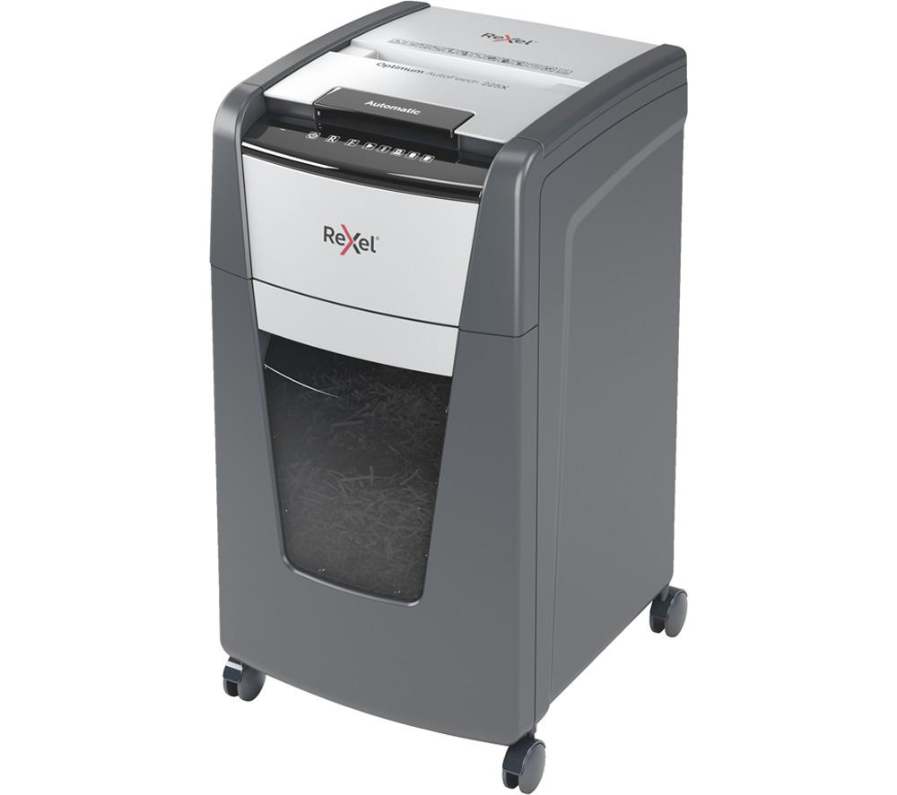 REXEL Optimum AutoFeed+ 225X Cross Cut Paper Shredder image number 10 of 13