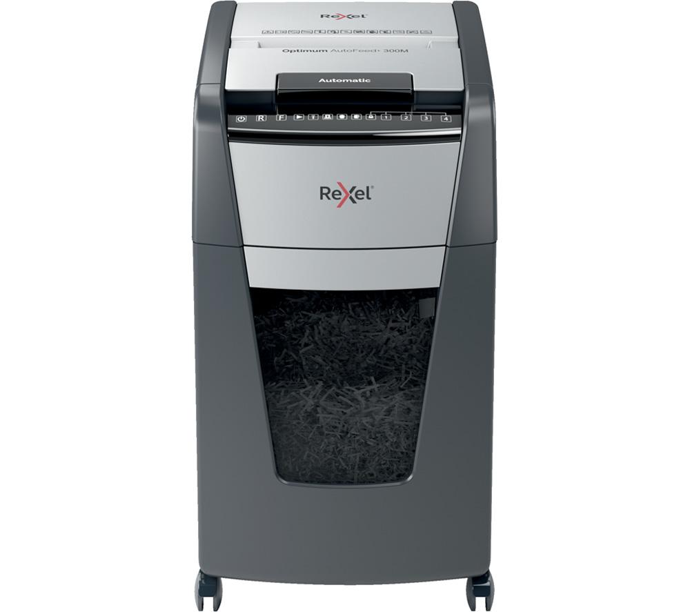 REXEL Optimum AutoFeed 300M Micro Cut Paper Shredder review
