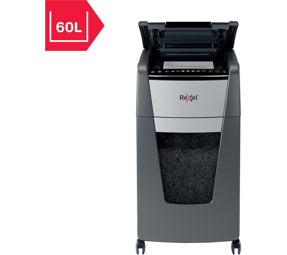REXEL Optimum AutoFeed+ 300M Micro Cut Paper Shredder image number 4 of 12