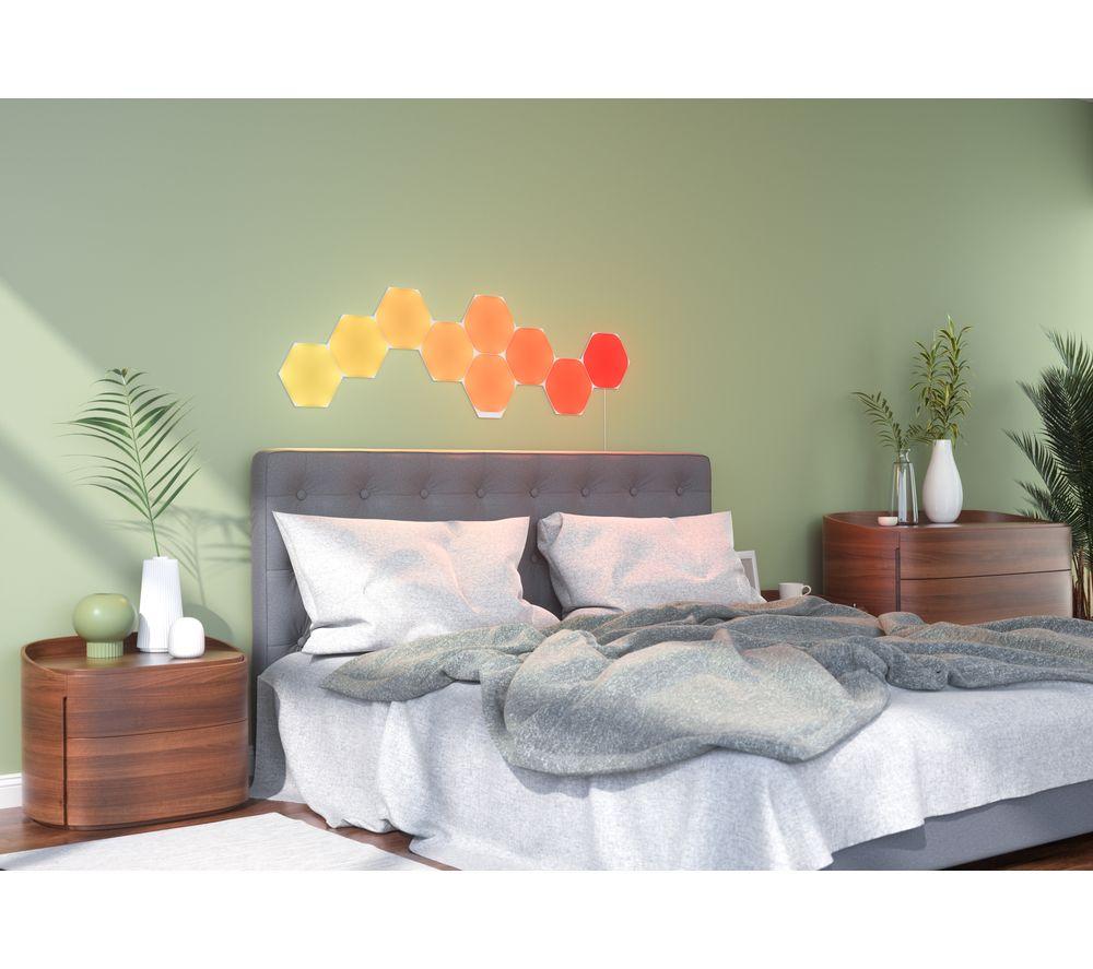 NANOLEAF Shapes Hexagon Smart Lights Starter Kit - Pack of 9 image number 7 of 13