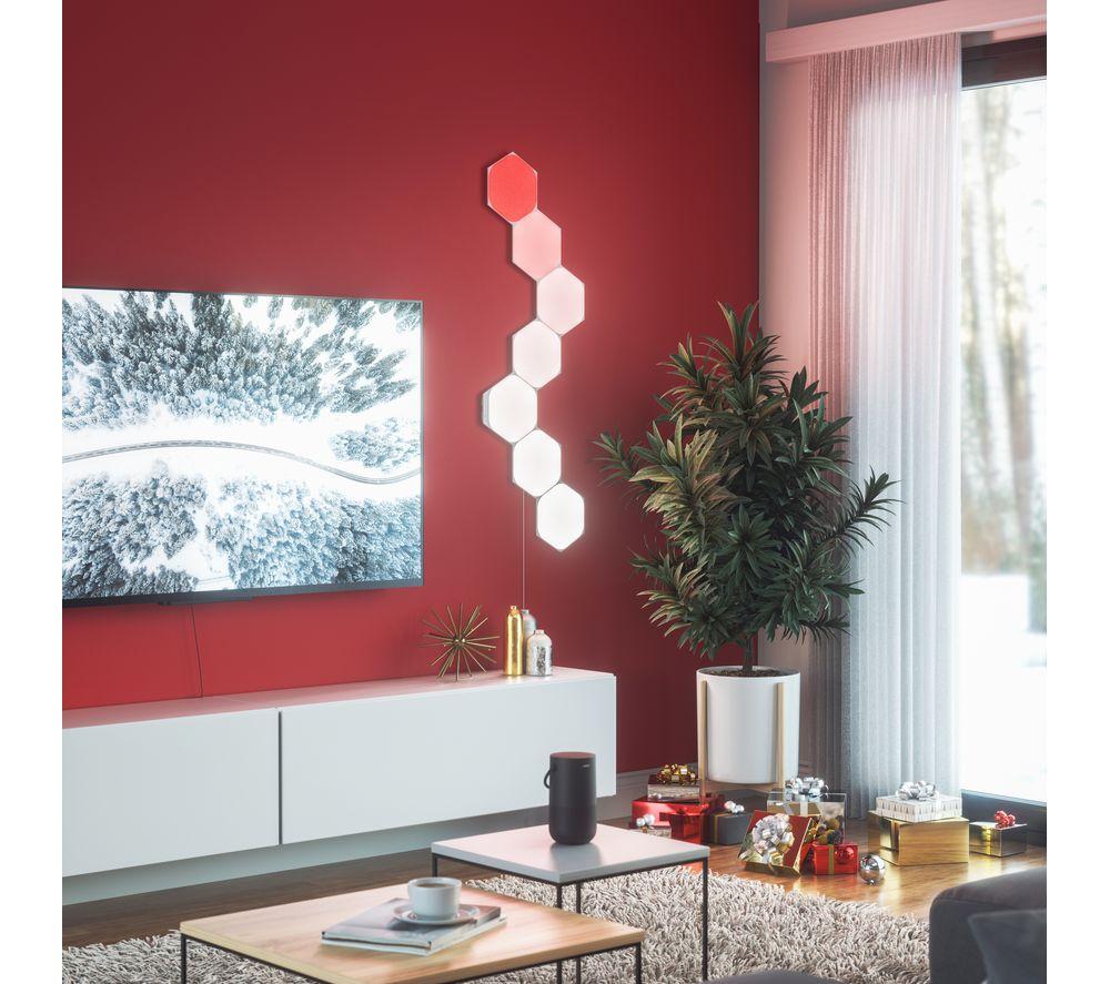 NANOLEAF Shapes Hexagon Smart Lights Starter Kit - Pack of 9 image number 11 of 13