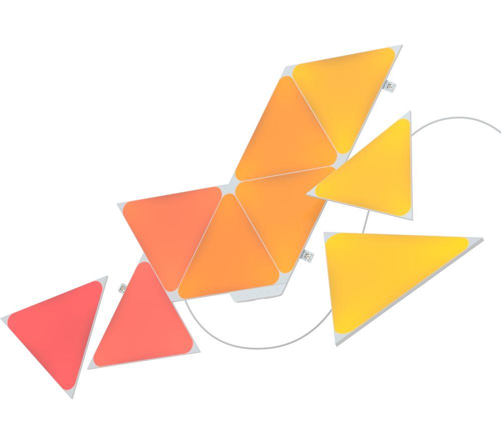 NANOLEAF Shapes Triangle Smart Lights Starter Kit - Pack of 9 image number 3 of 11