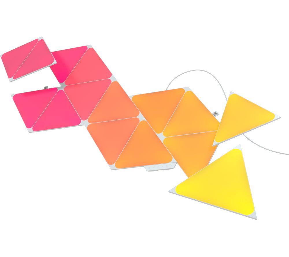 NANOLEAF Shapes Triangle Smart Lights Starter Kit - Pack of 15 image number 9 of 13
