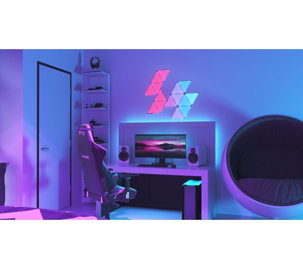 NANOLEAF Shapes Triangle Smart Lights Starter Kit - Pack of 15 image number 10 of 13