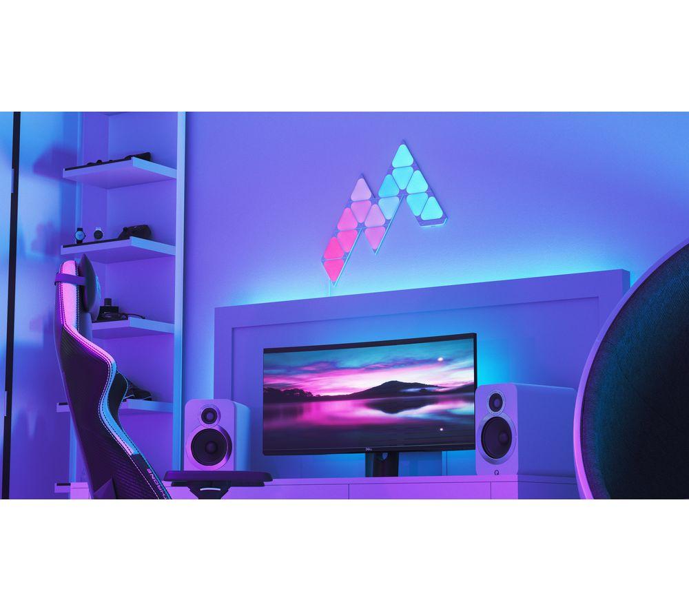 NANOLEAF Shapes Triangle Mini Smart Lights Expansion - Pack of 10 image number 9 of 11
