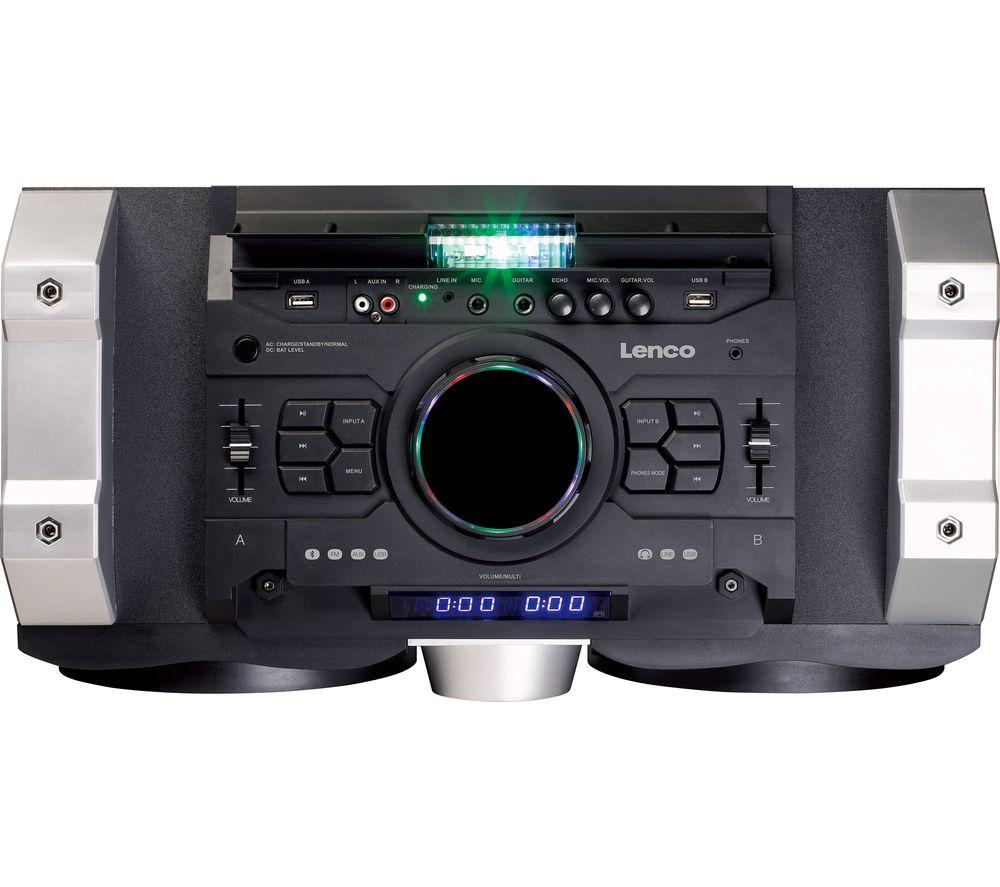 LENCO PMX-150 Megasound Party Speaker - Black & Silver image number 4 of 6