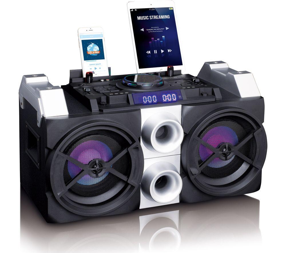 LENCO PMX-150 Megasound Party Speaker - Black & Silver image number 6 of 6