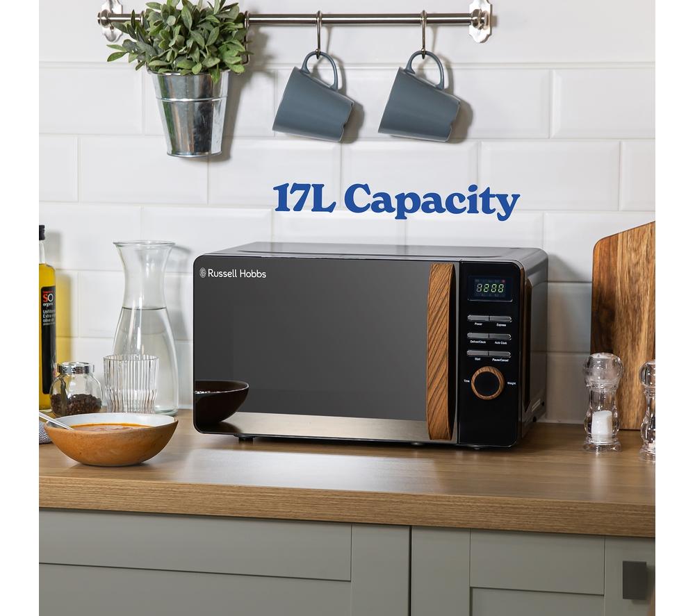 RUSSELL HOBBS Scandi RHMD714B-N Compact Solo Microwave - Black image number 5 of 9