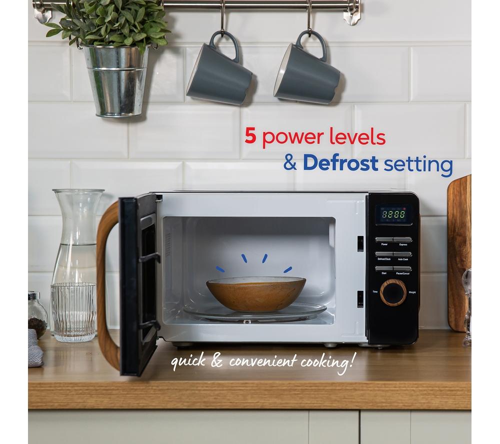 RUSSELL HOBBS Scandi RHMD714B-N Compact Solo Microwave - Black image number 7 of 9