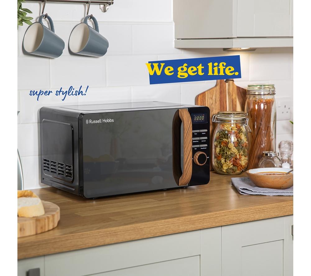 Buy RUSSELL HOBBS Scandi RHMD714B N Compact Solo Microwave Black Currys