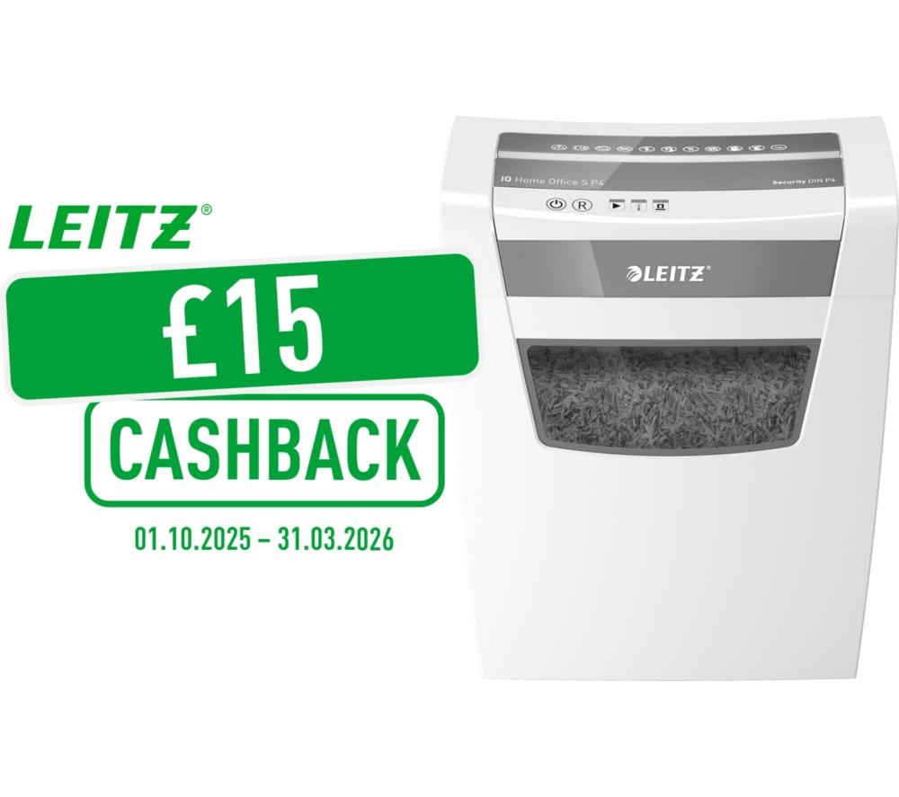 LEITZ IQ Home Office Cross Cut Paper Shredder image number 2 of 13