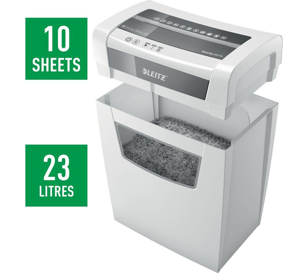 LEITZ IQ Home Office Cross Cut Paper Shredder image number 5 of 13