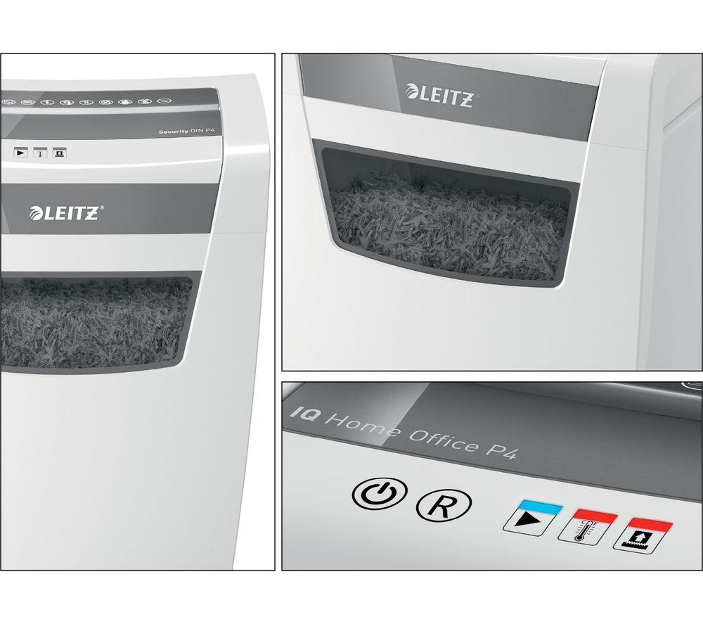 LEITZ IQ Home Office Cross Cut Paper Shredder image number 6 of 13
