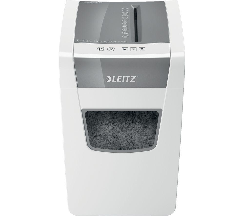 LEITZ IQ Slim Home Office Cross Cut Paper Shredder image number 2 of 8