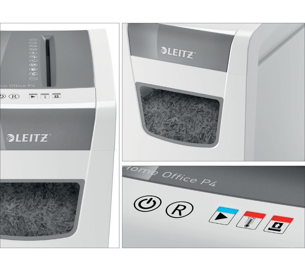 LEITZ IQ Slim Home Office Cross Cut Paper Shredder image number 5 of 8