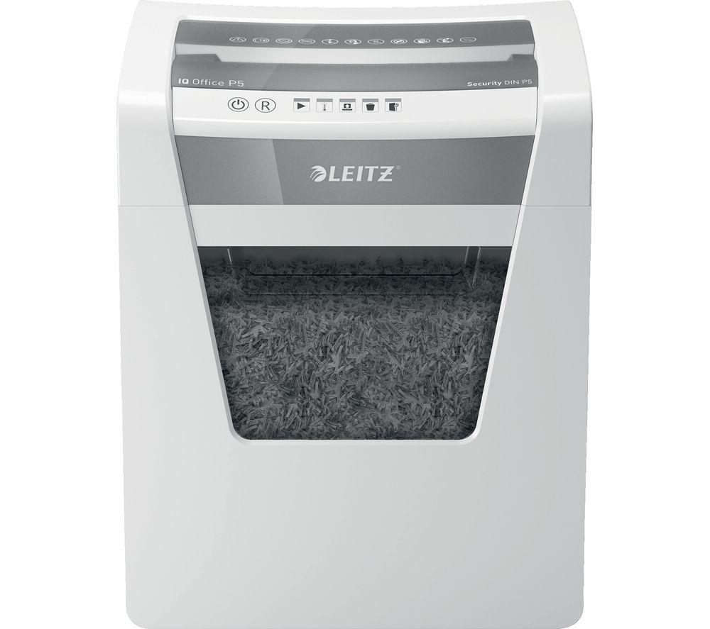 LEITZ IQ Office P5 Micro Cut Paper Shredder image number 3 of 10