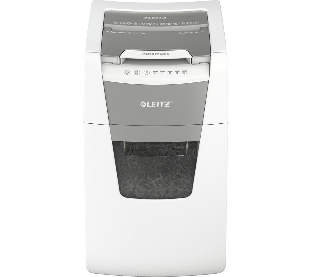 LEITZ IQ AutoFeed Office 150 P5 Micro Cut Paper Shredder image number 3 of 15