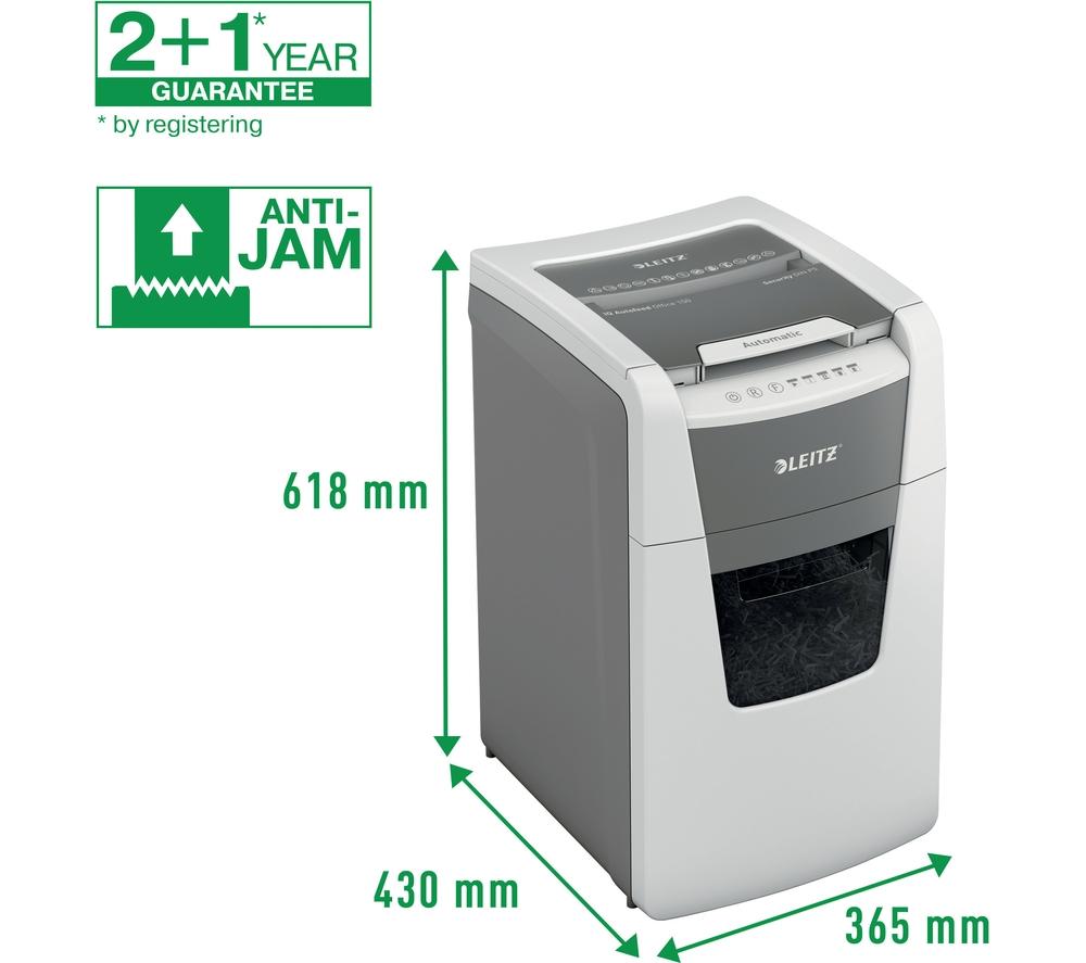 LEITZ IQ AutoFeed Office 150 P5 Micro Cut Paper Shredder image number 7 of 15