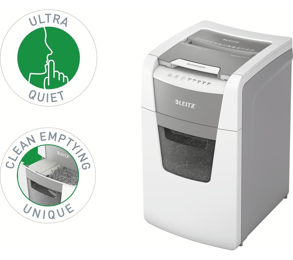 LEITZ IQ AutoFeed Office 150 P5 Micro Cut Paper Shredder image number 8 of 15