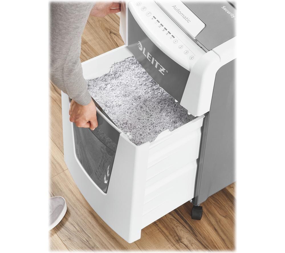 LEITZ IQ AutoFeed Office 300 P4 Cross Cut Paper Shredder image number 6 of 20