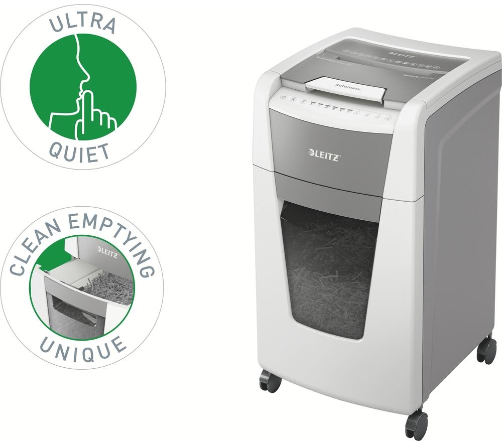 LEITZ IQ AutoFeed Office 300 P4 Cross Cut Paper Shredder image number 11 of 20