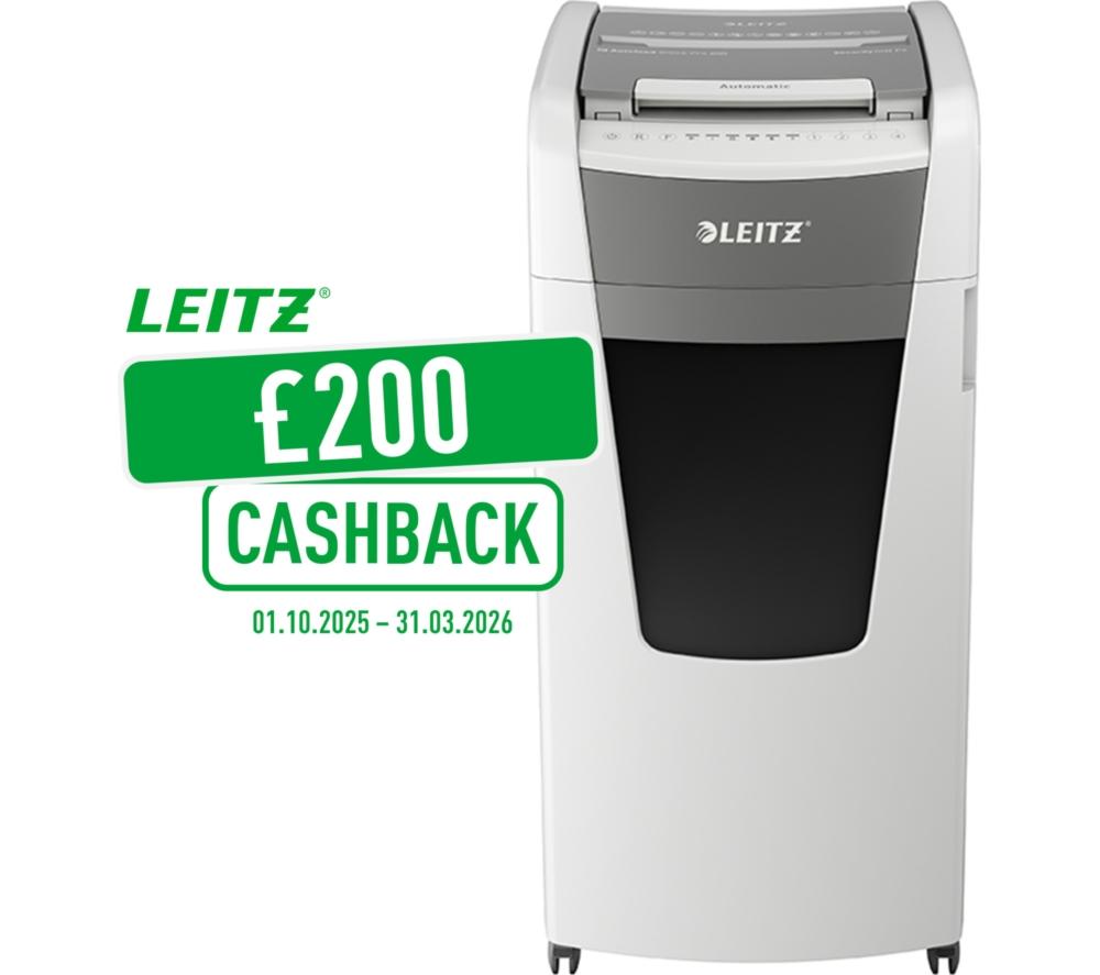 LEITZ IQ AutoFeed Office Pro 600 P4 Cross Cut Paper Shredder image number 2 of 19