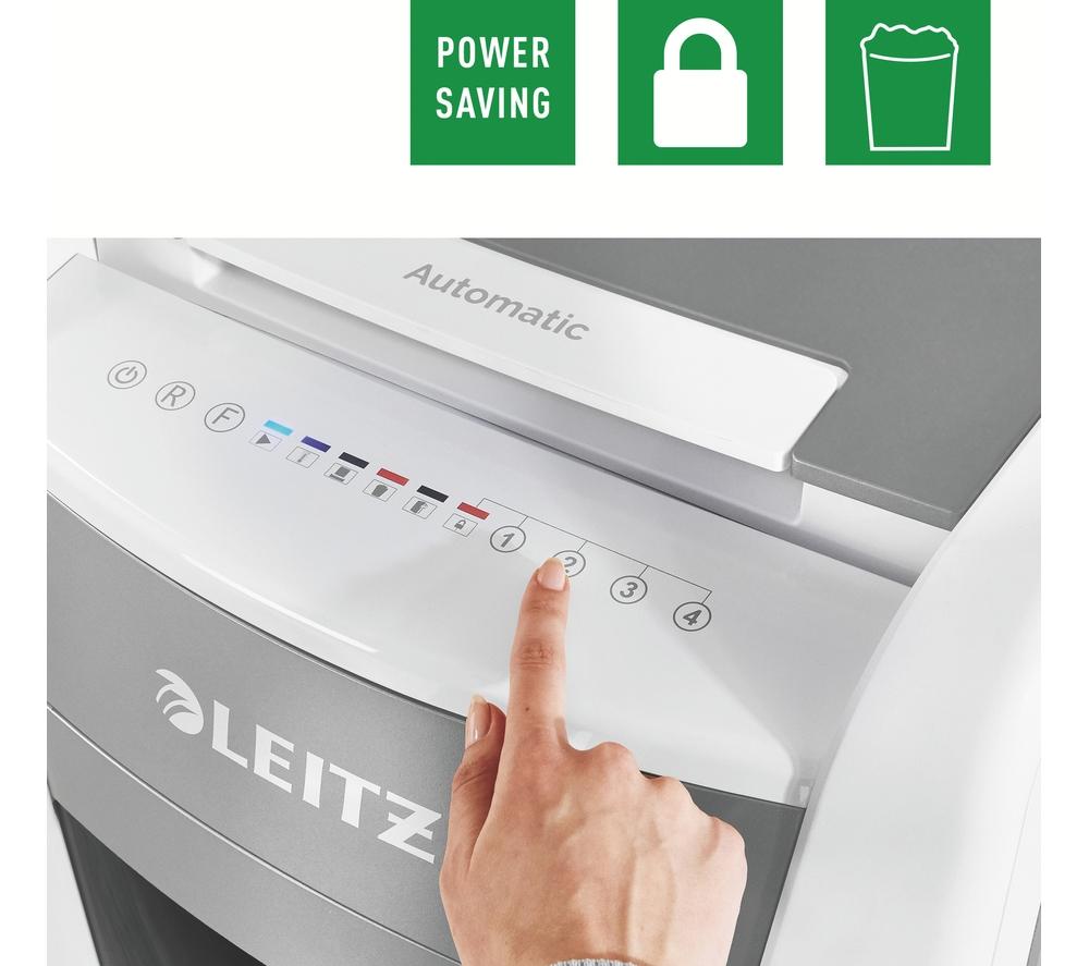 LEITZ IQ AutoFeed Office Pro 600 P4 Cross Cut Paper Shredder image number 5 of 19