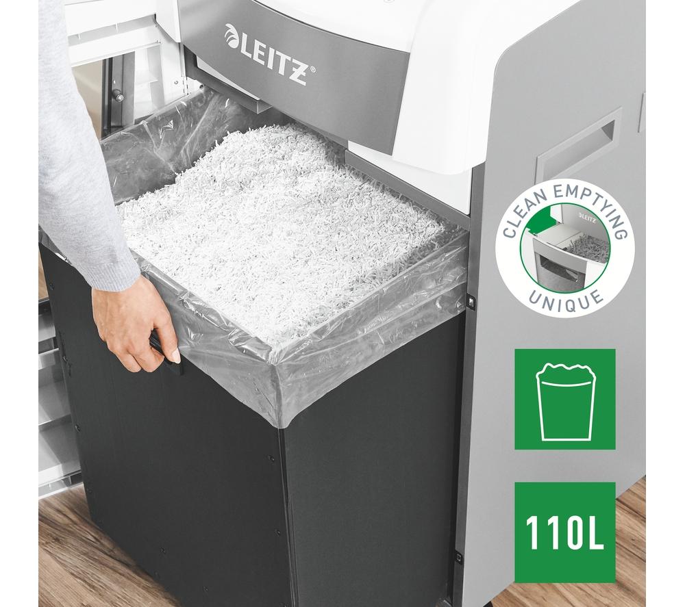 LEITZ IQ AutoFeed Office Pro 600 P4 Cross Cut Paper Shredder image number 6 of 19