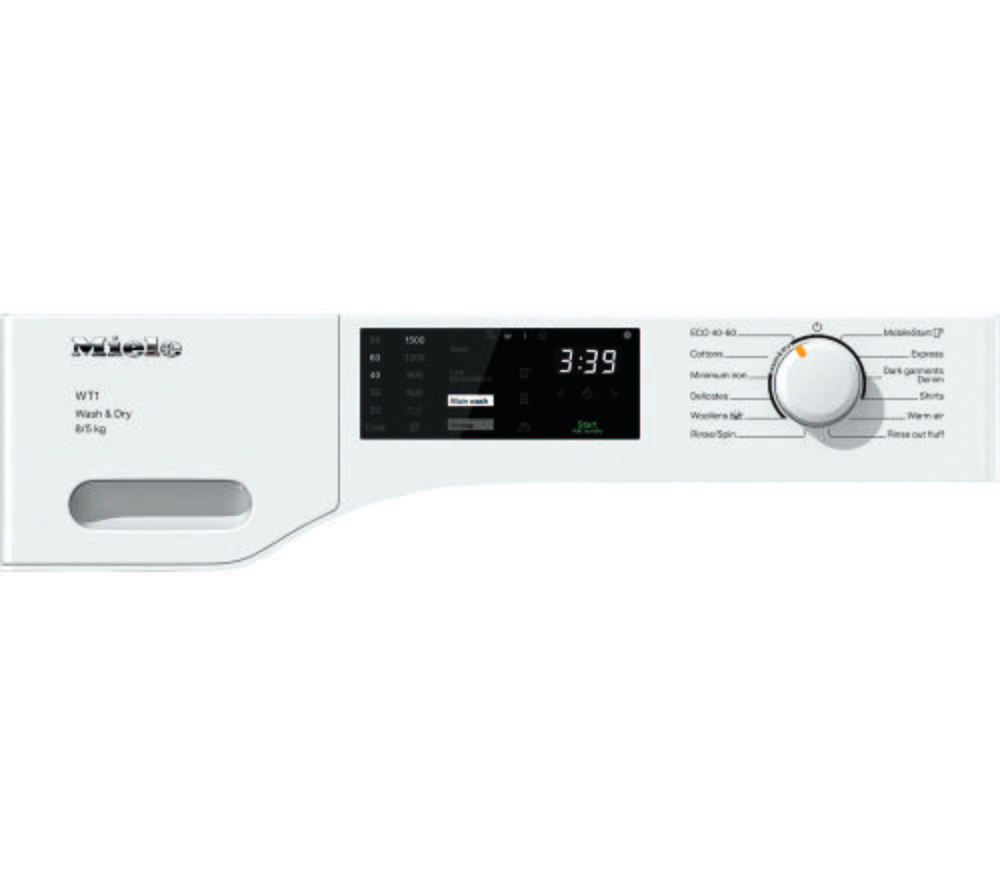 MIELE WT1F WTD160 WCS WiFi-enabled 8 kg Washer Dryer - White image number 6 of 7
