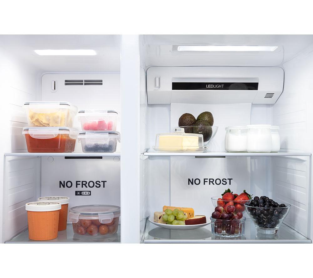 HAIER HSR3918ENPG American-Style Fridge Freezer - Silver image number 16 of 19