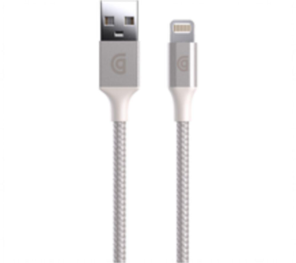 Griffin Charge & Sync Braided Cable with MFi Lightning Connector for iPhone & iPad (1 metre) (Gold)