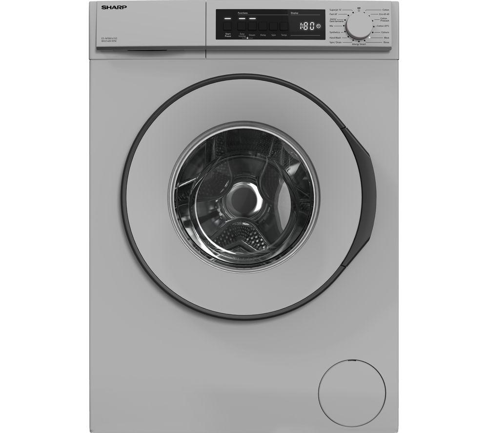 SHARP Silver/Grey Freestanding washing machines Cheap deals at Currys