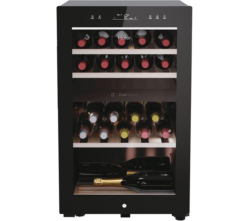 HAIER HWS42GDAU1 Wine Cooler - Black, Black